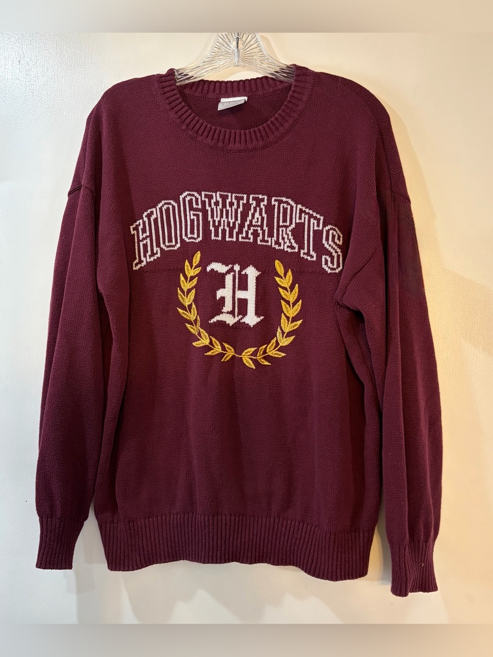 Harry Potter Hogwarts Sweater Womens Sz Large